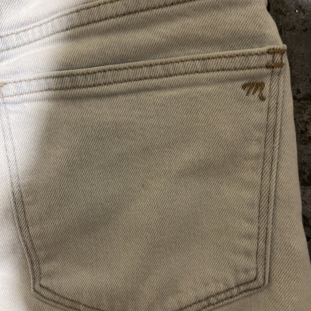 Madewell The MomJean Women's Size 26 *25x24.5* Lite Blue Demin High-Rise Cropped - Picture 7 of 13